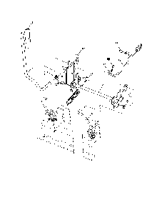 Mower lift Diagram and Parts List for 96042000900  Poulan Lawn Tractor