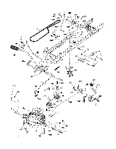 Drive Diagram and Parts List for 96042010800  Poulan Lawn Tractor