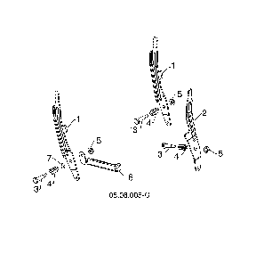 Lever control speed/deflector Diagram and Parts List for 96192009003  Poulan Snow Blower