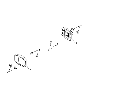 Skid plate Diagram and Parts List for 96198004602  Poulan Snow Blower