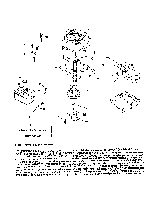 Engine Diagram and Parts List for 96041001400  Poulan Lawn Tractor