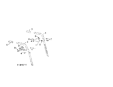 Plow handles Diagram and Parts List for 96192003703  Poulan Snow Blower