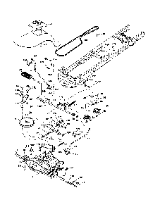 Drive Diagram and Parts List for 96046001400  Poulan Lawn Tractor
