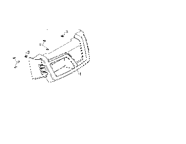 Console cover Diagram and Parts List for 96192006701  Poulan Snow Blower