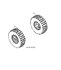 Wheels Diagram and Parts List for 96192009102  Poulan Snow Blower