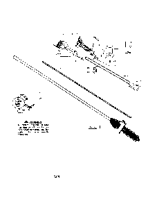 Handle/flex bar/driveshaft Diagram and Parts List for PP446-2005  Poulan Pole Saw