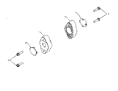 Auger bearing Diagram and Parts List for 96198004600  Poulan Snow Blower