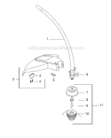 Part Location Diagram of 952711616 Poulan Accy. - Wound Spool