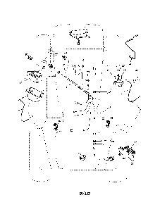 Electrical Diagram and Parts List for 96016001900  Poulan Lawn Tractor