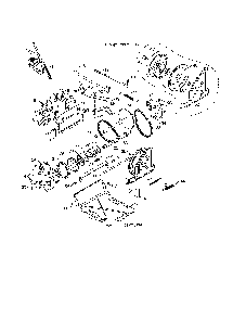 Drive Diagram and Parts List for 96192003703  Poulan Snow Blower