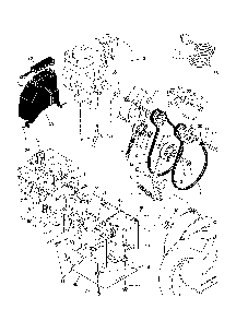 Part Location Diagram of 419877 Poulan Arm, Auger Control