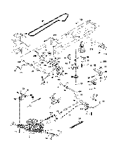 Drive Diagram and Parts List for HD20H42  Poulan Lawn Tractor