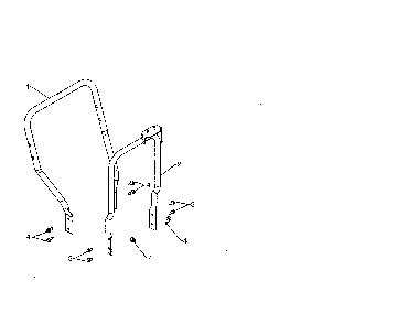 Lower handle Diagram and Parts List for 96198004600  Poulan Snow Blower