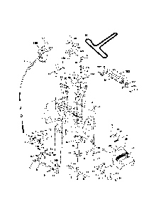 Part Location Diagram of 180532 Poulan Bracket Roller Nose
