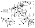 Page A Diagram and Parts List for 8500  Poulan Chainsaw