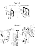 Page B Diagram and Parts List for 8500  Poulan Chainsaw
