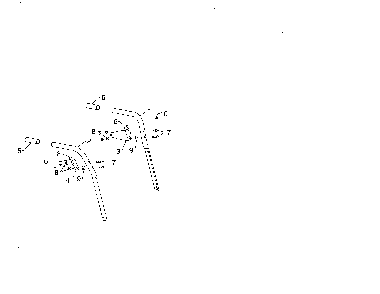 Handles Diagram and Parts List for 96192003702  Poulan Snow Blower