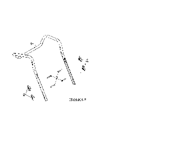 Upper handle Diagram and Parts List for 96192006702  Poulan Snow Blower