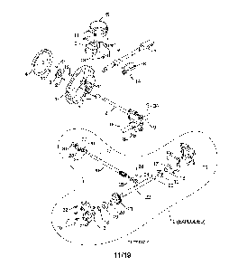Part Location Diagram of 584648301 Husqvarna Gearbox