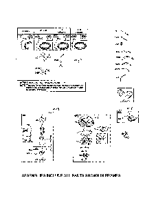 Alternator/starter/ignition Diagram and Parts List for 96016002200  Poulan Lawn Tractor