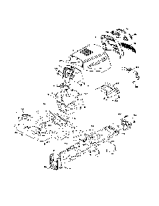 Chassis Diagram and Parts List for 96042002700  Poulan Lawn Tractor