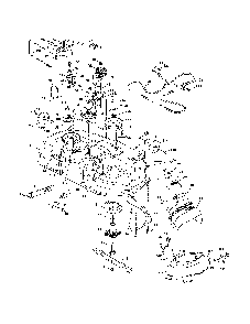 Mower deck Diagram and Parts List for 96041001400  Poulan Lawn Tractor