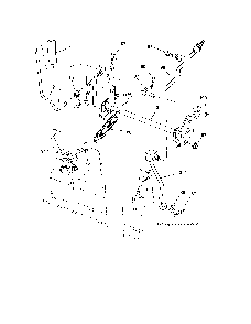 Mower lift Diagram and Parts List for 96042010700  Poulan Lawn Tractor