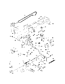 Drive Diagram and Parts List for 96012002001  Poulan Lawn Tractor