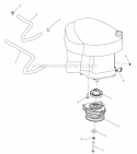 Engine Diagram and Parts List for 925ZX  Poulan Lawn Tractor