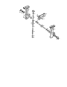 Transmission Assembly Diagram and Parts List for PPFTC14  Poulan Tiller