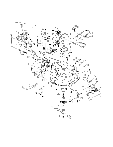 Mower deck Diagram and Parts List for 96042000800  Poulan Lawn Tractor