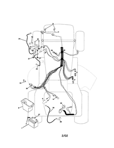 Part Location Diagram of 121305X Poulan Switch Seat