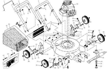 Part Location Diagram of 584371801 Husqvarna Selector Spring, Rear