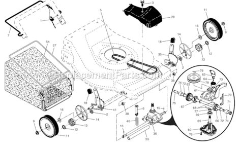 Part Location Diagram of 183511 Poulan Bushing