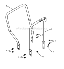 Page M Diagram and Parts List for 961940007  Poulan Snow Blower