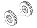 Page U Diagram and Parts List for 961940007  Poulan Snow Blower