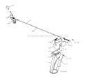 Control_Panel__Discharge_Chute Diagram and Parts List for 961940007  Poulan Snow Blower
