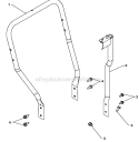 Part Location Diagram of 418313X479 Husqvarna Pivot Support