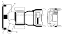 Page V Diagram and Parts List for 961940008  Poulan Snow Blower