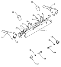 Page H Diagram and Parts List for 961940008  Poulan Snow Blower