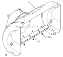 Page A Diagram and Parts List for 961940009  Poulan Snow Blower