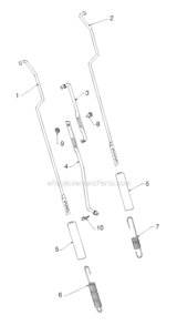 Page Q Diagram and Parts List for 961940010 2013-07 Poulan Snow Blower