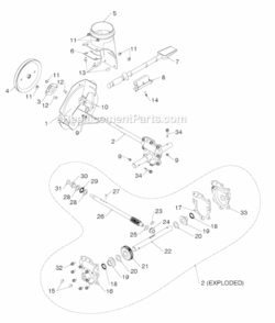Page D Diagram and Parts List for 961940010 2013-07 Poulan Snow Blower