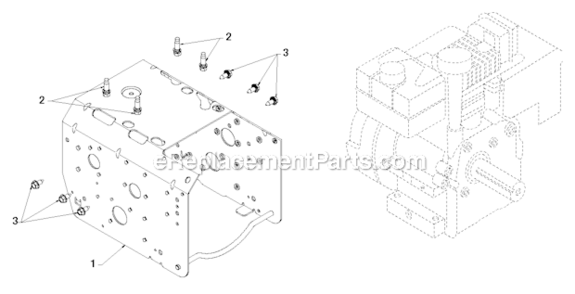 Chassis_Engine_Pulley Diagram and Parts List for 961940010 2013-07 Poulan Snow Blower