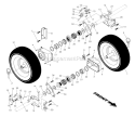 Part Location Diagram of 195749 Poulan Link, Steering Lever