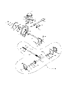 Impeller/gearbox Diagram and Parts List for 96192002901  Poulan Snow Blower