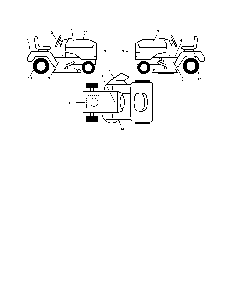 Decals Diagram and Parts List for 96042003803  Poulan Lawn Tractor