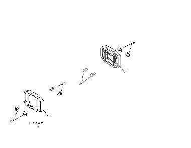 Skid plate Diagram and Parts List for PR624ES-96198004603  Poulan Snow Blower