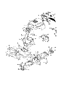 Chassis Diagram and Parts List for 96042002600  Poulan Lawn Tractor