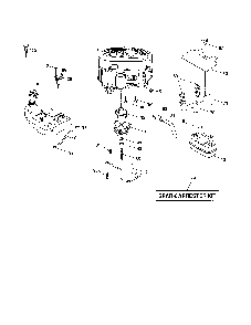 Engine Diagram and Parts List for 96042002900  Poulan Lawn Tractor